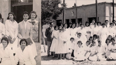 María Aurora Larravide, Beba, maestra normal, egresada de la vieja Escuela San Martín