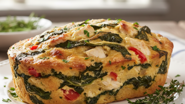 Budín de acelga y pollo: versátil y nutritivo, perfecto para cenas rápidas y almuerzos