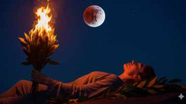 Cerrá ciclos con el poder del laurel: ritual para el eclipse de Luna Llena en Piscis este domingo