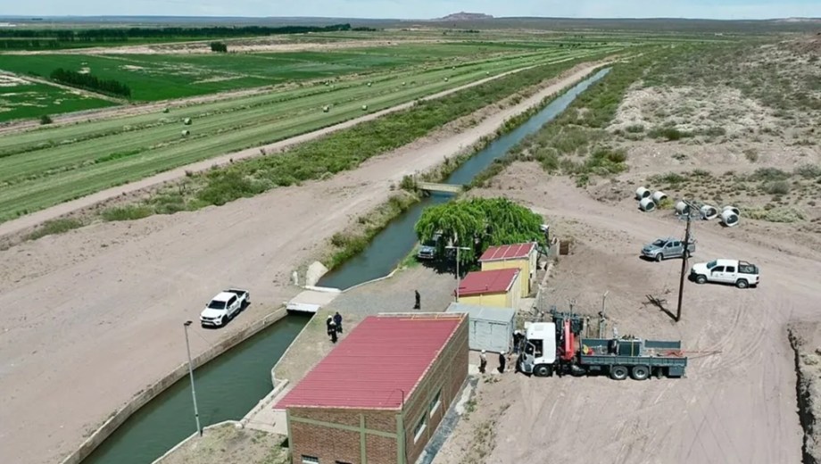 Se mejoró el sistema de bombeo que lleva el agua al canal La Picacita (gentileza)