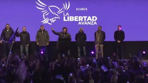 Habló Javier Milei en el cierre de campaña en Moreno: «Quiero agradecer al jefe, a Karina Milei»