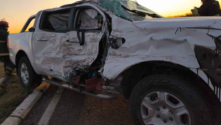 Bomberos y personal de salud intervinieron en el lugar. Foto: gentileza.