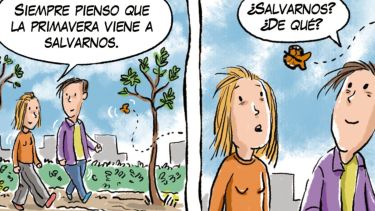 «La primavera salva» la nueva tira de Chelo Candia en el Voy