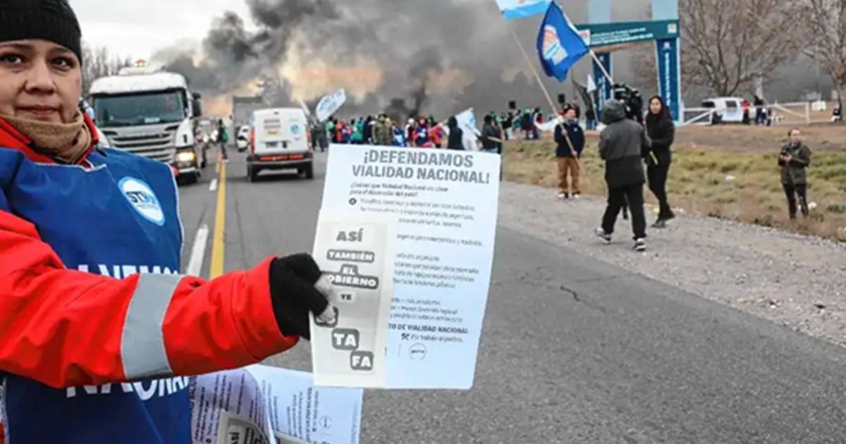 Trabajadores de Vialidad Nacional alertan sobre la situación crítica ...