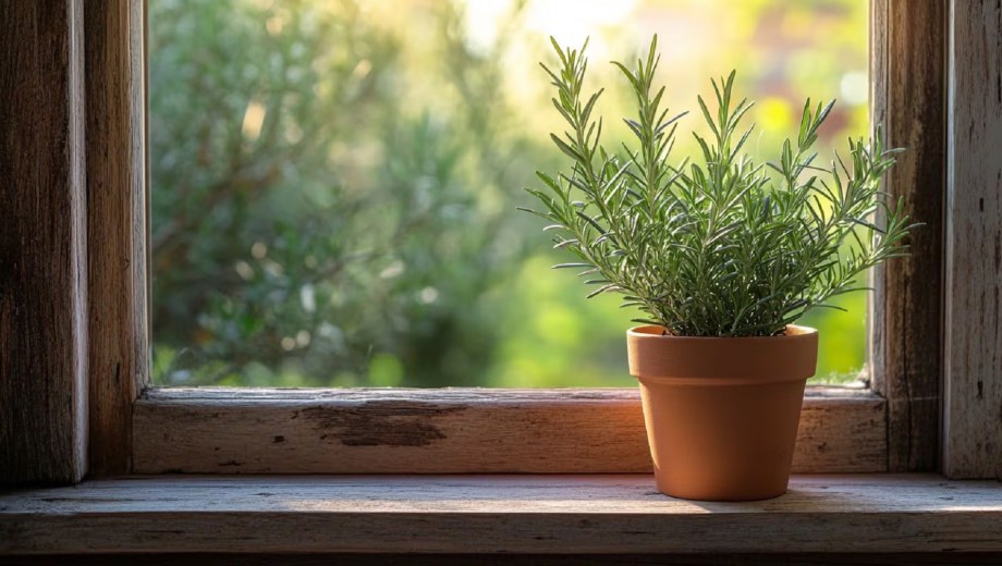 Romero en la ventana.