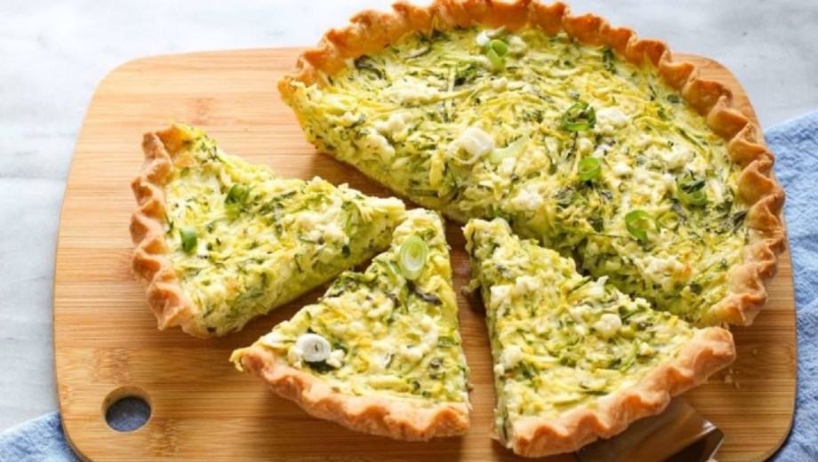 Tarta de harina de garbanzo. 