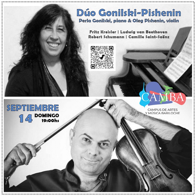 Dúo Gonilski – Pishenin | Piano y violín en una noche de música clásica de excelencia