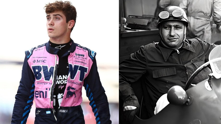 Franco Colapinto llenó de elogios a Juan Manuel Fangio. 