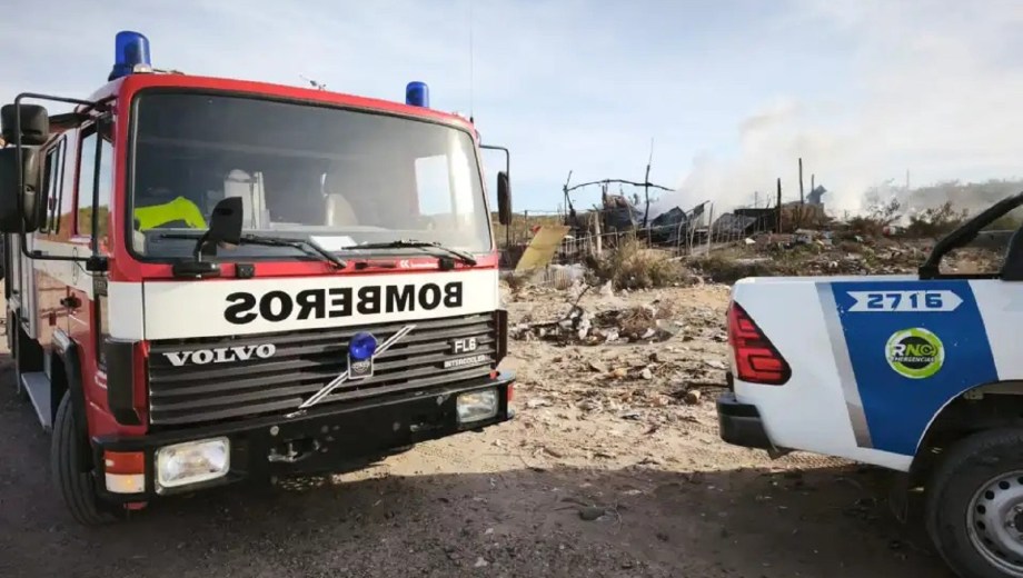 Un hombre murió por un incendio en una vivienda precaria. Foto: Gentileza.