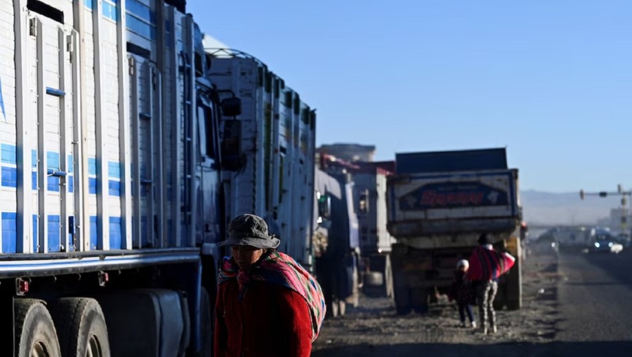 Exportadores alertan pérdidas millonarias por la falta de diésel en Bolivia. Foto: gentileza Infobae.