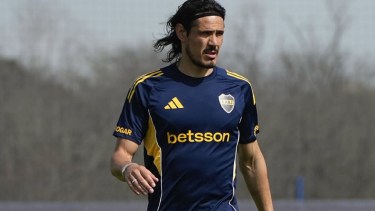 Problemas para Miguel Russo: Cavani no se entrenó en Boca y es baja contra Central Córdoba