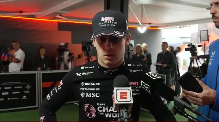 Franco Colapinto habló tras el choque en el circuito callejero de Bakú.