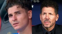 Imagen de Julián Álvarez explotó contra el Cholo Simeone al ser reemplazado en Atlético Madrid: «Siempre a mí»