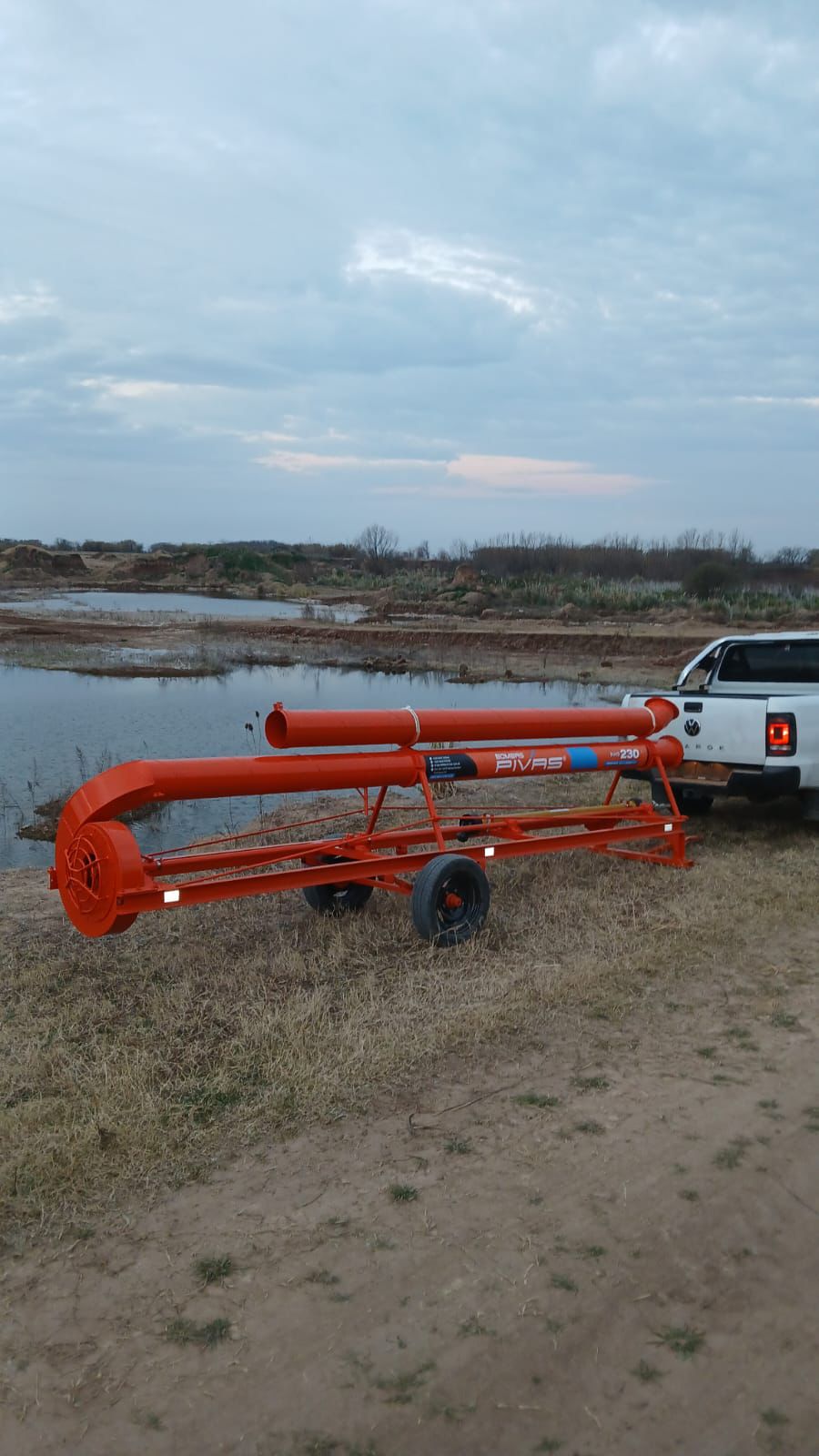 La bomba Pivas que sorteará Río Negro Rural. Foto: gentileza bombas Pivas.
