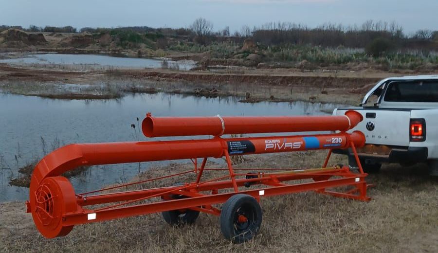 La bomba Pivas que sorteará Río Negro Rural. Foto: gentileza bombas Pivas.