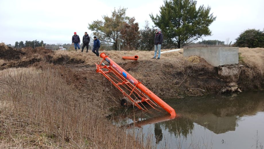 La bomba Pivas que sorteará Río Negro Rural. Foto: gentileza bombas Pivas.