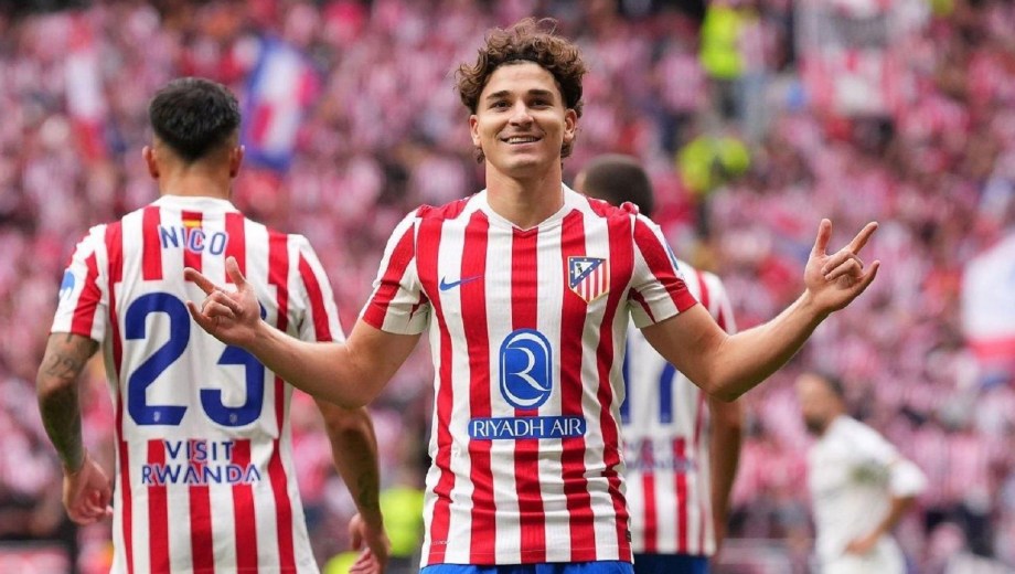 Julián Álvarez no para de sorprender en el Atlético de Madrid.
