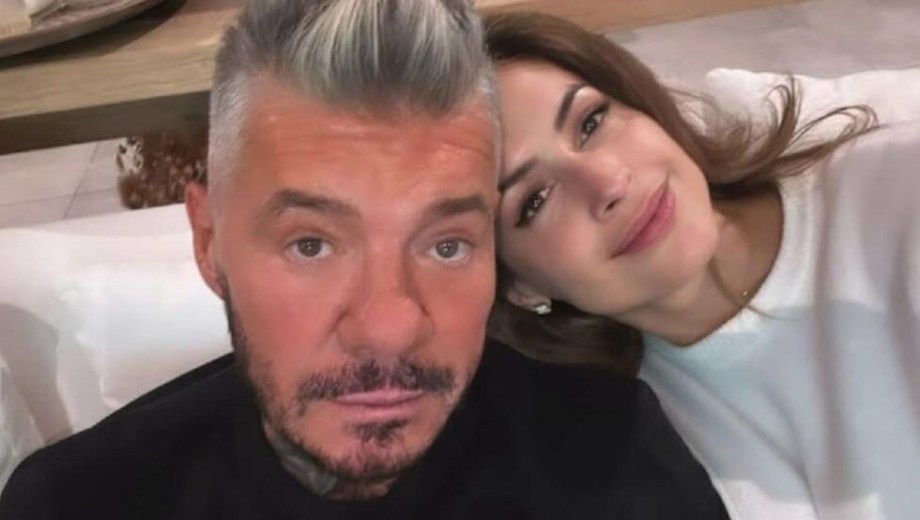Marcelo Tinelli y Milett Figueroa