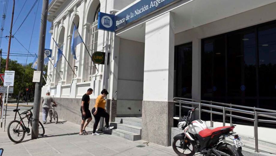 Aniversario del Banco Nación.