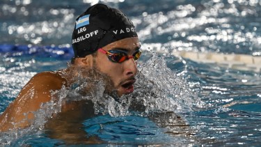 Iñaki Basiloff ya está en Singapur para competir en el Mundial de Paranatación