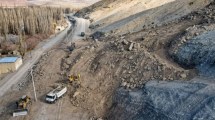 Imagen de Derrumbe en el Cerro de la Virgen de Chos Malal: imputaron a los responsables de la empresa constructora