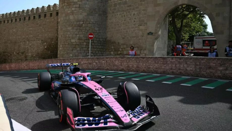 Franco Colapinto en el Gran Premio de Azerbaiyán. Foto: Gentileza NA. 