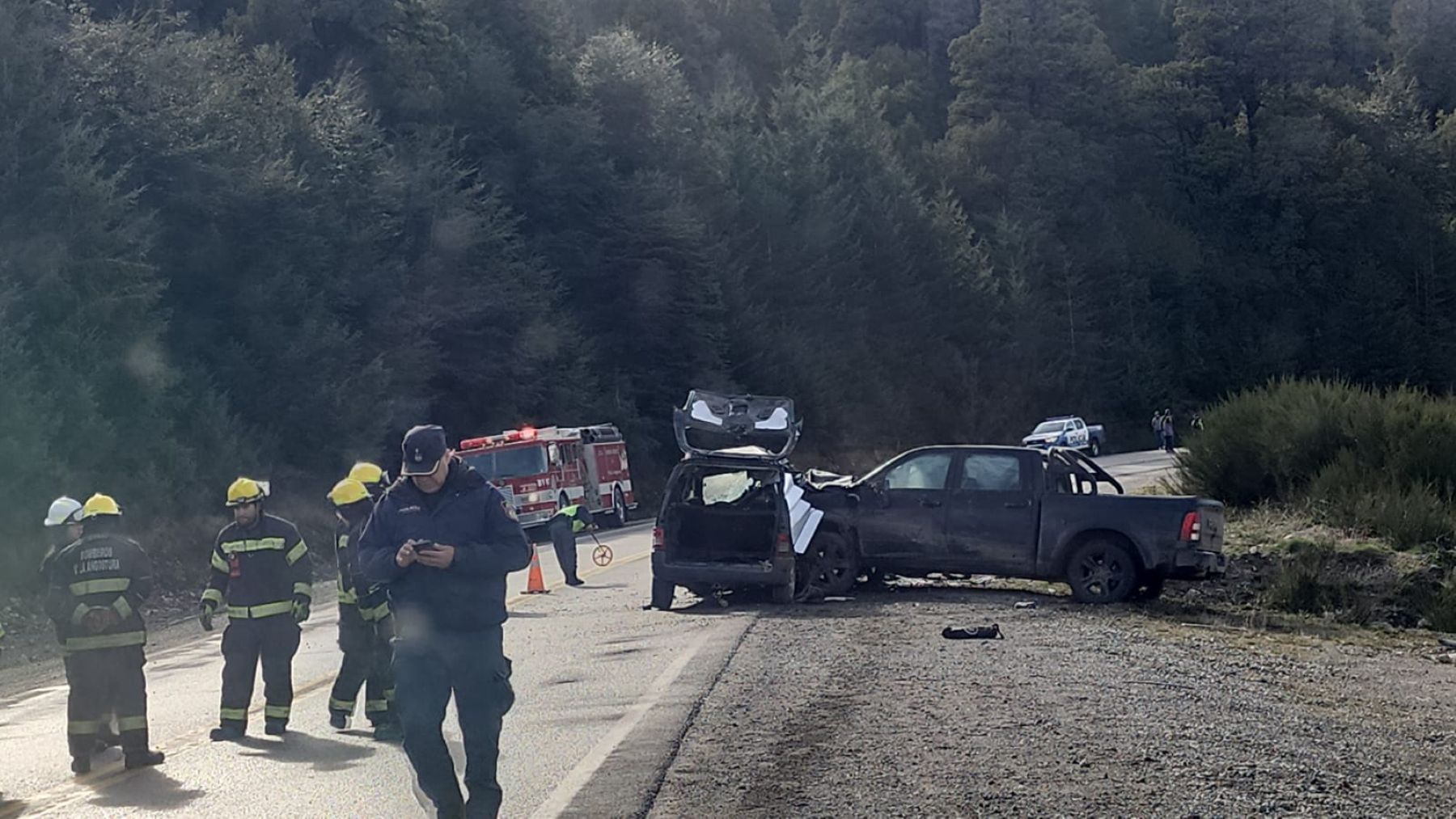 Murió un hombre en un choque frontal sobre la Ruta 40, cerca de Villa ...