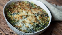 Imagen de Espinacas gratinadas: facilísimas y en pocos minutos