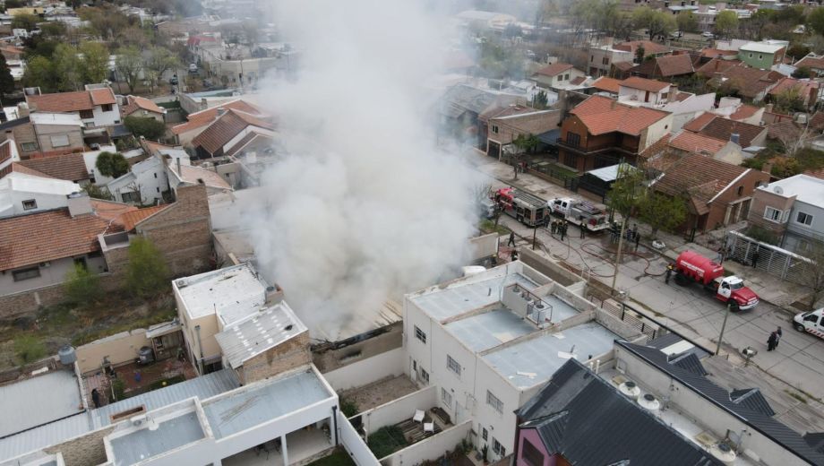 La explosión ocurrió en septiembre 2025 en Roca. Foto Juan Thomes.
