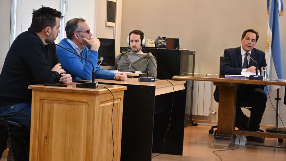 La lectura del veredicto de absolución de Di Tullio se hizo este miércoles en Bariloche. (foto Alfredo Leiva)