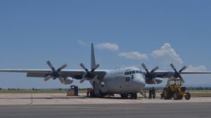 Llegará un avión icónico: Loncopué recibirá al Hércules de la Fuerza Aérea y este es el cronograma