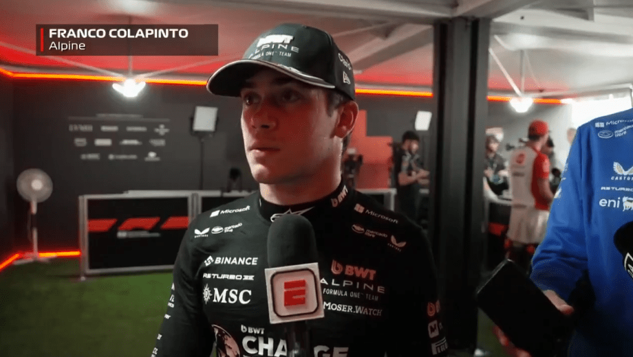 Franco Colapinto en el GP de Azerbaiyán.