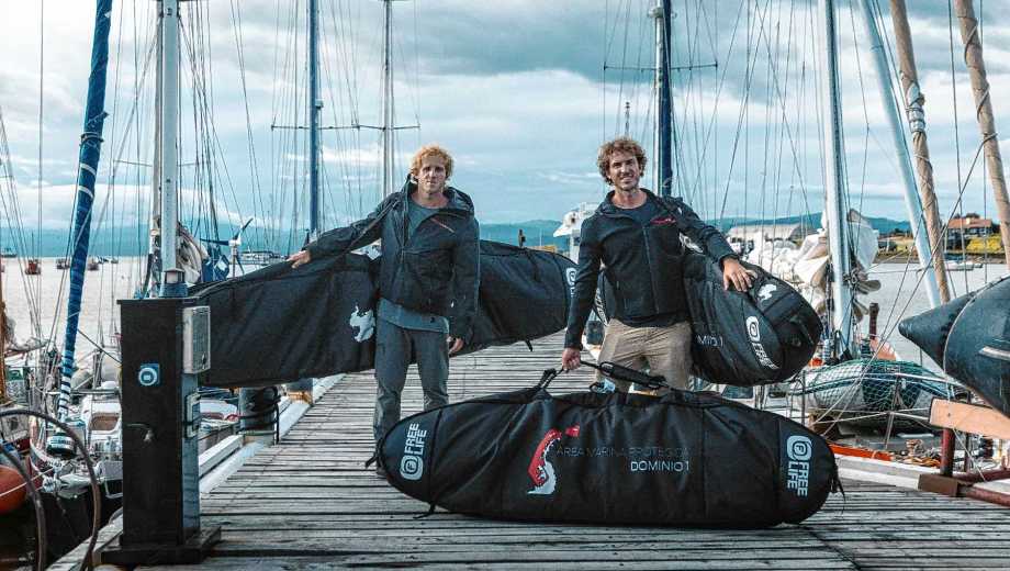 Los hermanos Azulay en plena aventura. Foto: gentileza. 