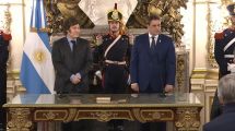 Imagen de Javier Milei le tomó juramento a Lisandro Catalán, y se oficializó su nombramiento como nuevo ministro
