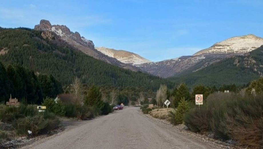 El invierno con poca nieve ayudó a adelantar los trabajos. Foto: gentileza. 