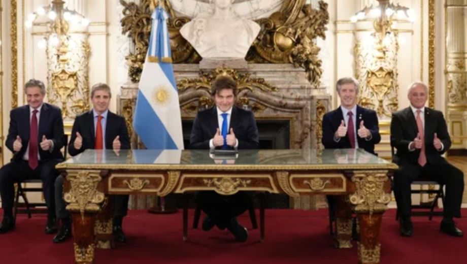 Javier Milei y una nueva disposición en el Boletín Oficial. Foto: Gentileza NA. 