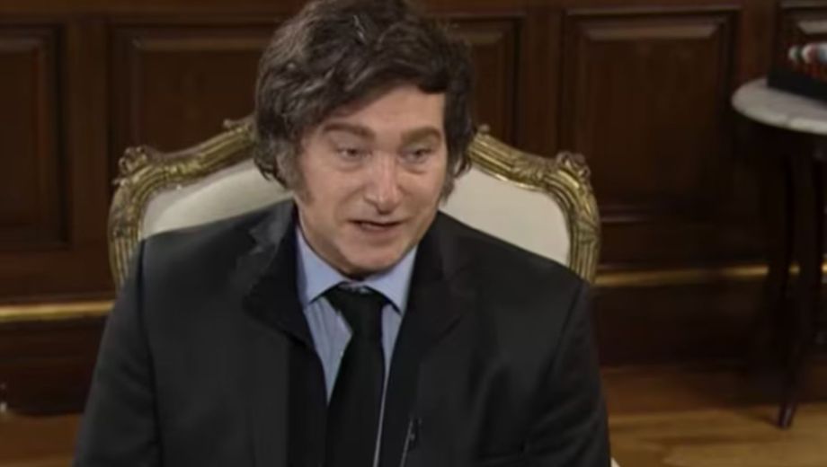 Javier Milei apuntó contra la oposición, Foto: Captura video. 