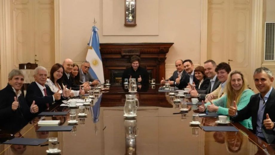 El presidente Javier Milei encabezó una reunión con su Gabinete. Foto: Archivo. 