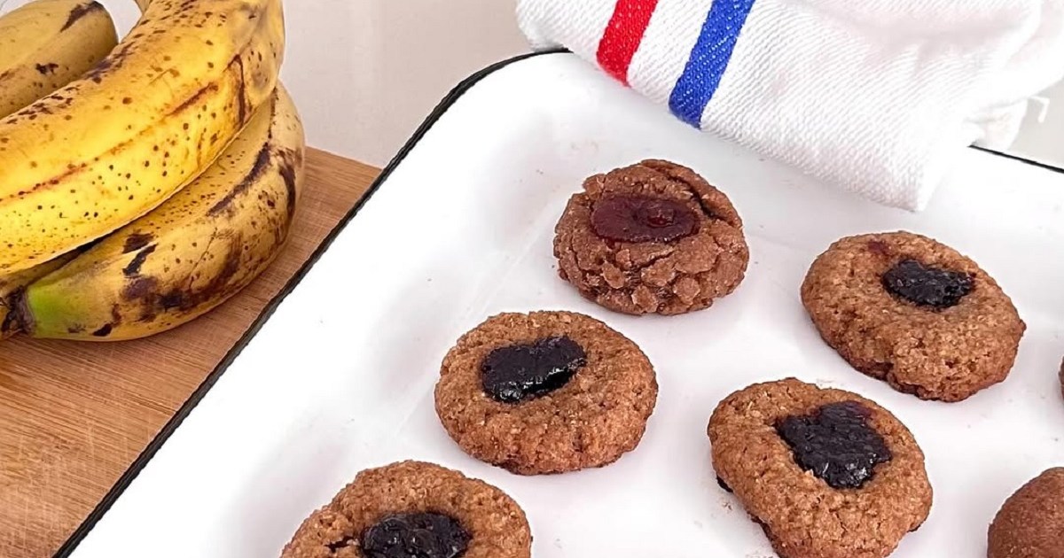 Pepas integrales con base de banana: sin manteca y sin huevo, la receta que buscabas