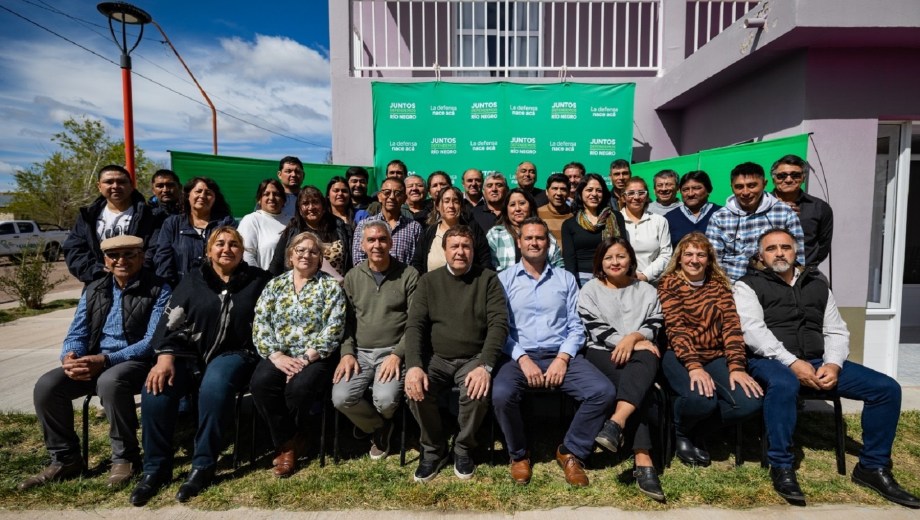 Los comisionados reafirmaron su apoyo a los candidatos de Juntos Defendemos Río Negro.