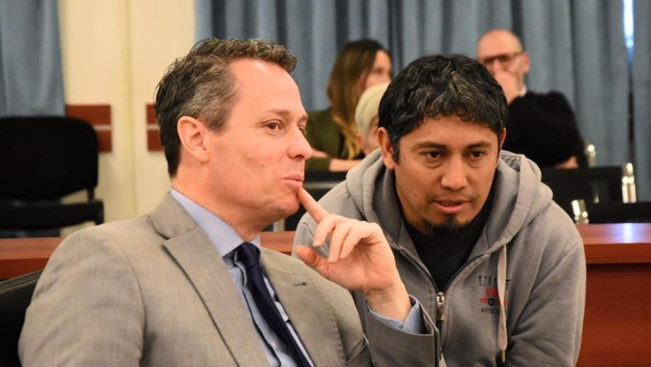 Juan Piombo y Marcos Osuna, "el informático". (Cecilia Maletti)