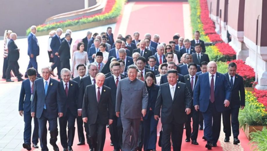 Vladímir Putin sobre el  encuentro con el presidente de Ucrania. Foto:  Gentileza Agencia Noticias Argentinas/Xinhua