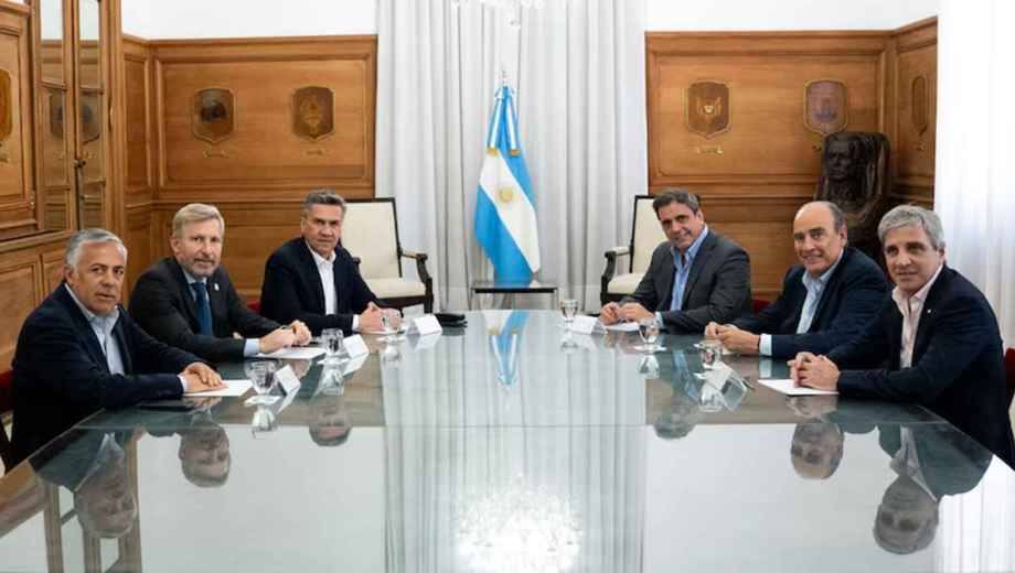 La reunión de este jueves en Casa Rosada.