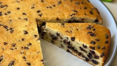 Hoy sale o sale: torta de ricota con chips de chocolate para la merienda