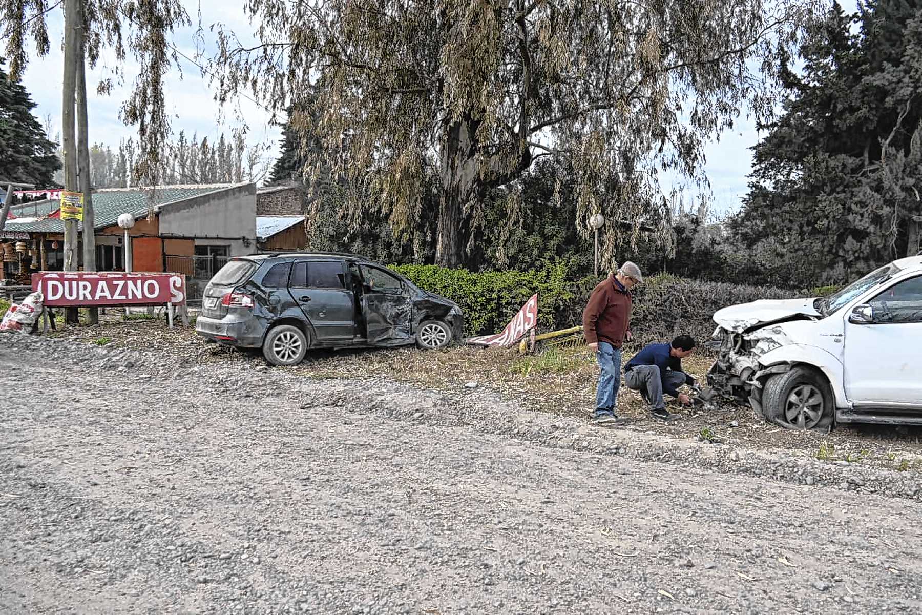 Una mujer herida por un impactante choque sobre la Ruta 22 en Roca ...