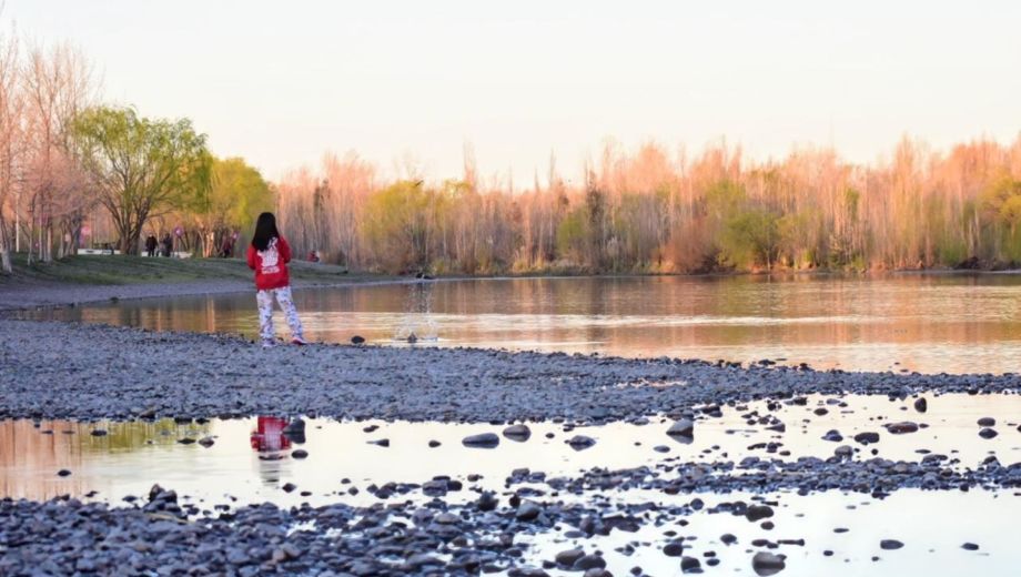 Los efectos de la sequía vistos en Neuquén capital. Foto: Cecilia Maletti. 
