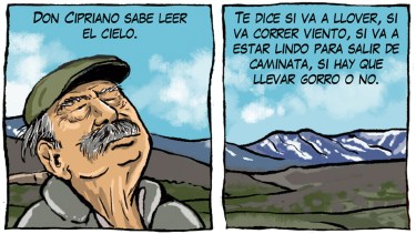 «Las lecturas de Don Cipriano», la nueva tira de Chelo Candia en el Voy