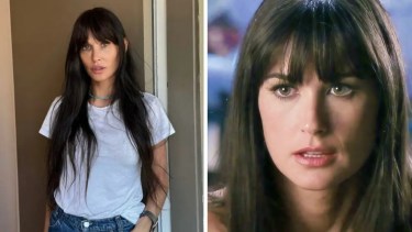Demi Moore estrenó nuevo look y causó furor: volvió el flequillo de “Striptease”