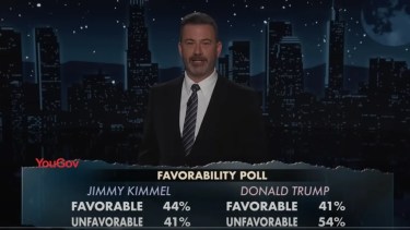 Jimmy Kimmel volvió a apuntar contra Donald Trump: “Soy más popular que el presidente de Estados Unidos”