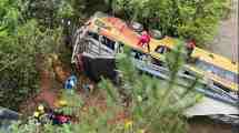 Imagen de Tragedia en Misiones: un colectivo chocó con un auto y cayó a un arroyo: hay 9 muertos y 29 heridos